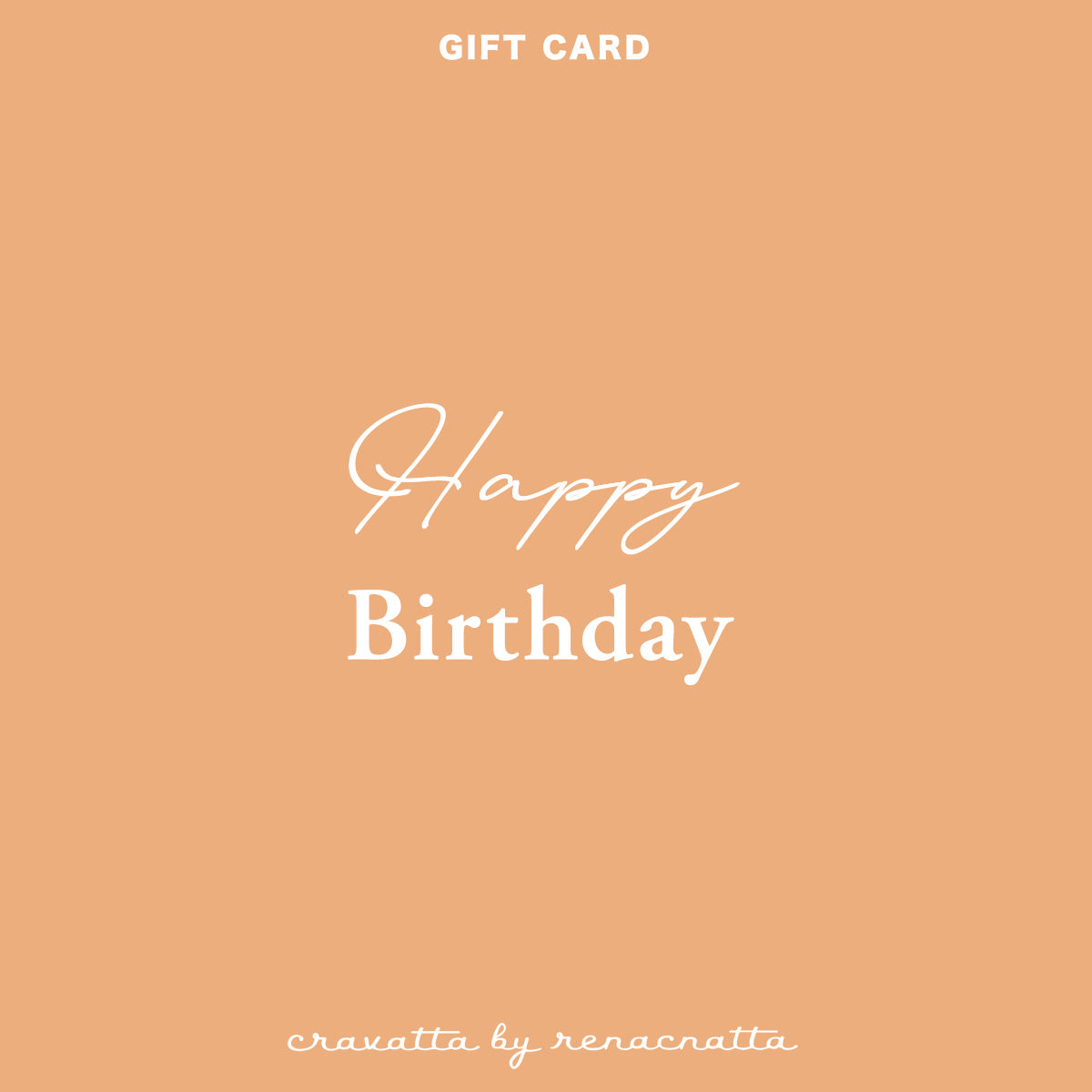 Gift Card - Happy Birthday